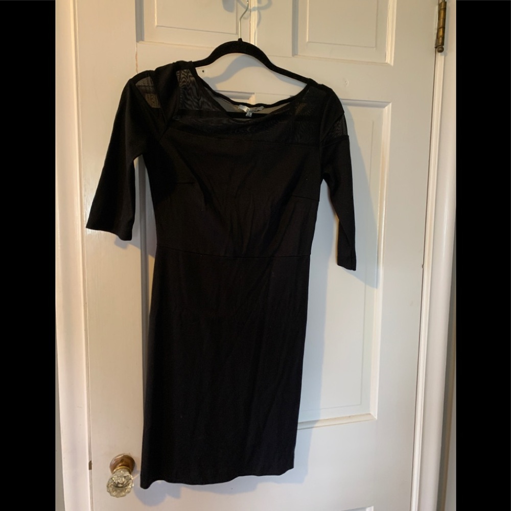 Black cocktail dress